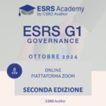 ESRS G1 – Governance – Ed. 2 Ottobre 2024