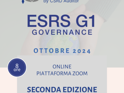 ESRS G1 – Governance – Ed. 2 Ottobre 2024