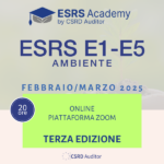 ESRS E1-E5 – Ambiente – Ed. 3 Febbraio/Marzo 2025