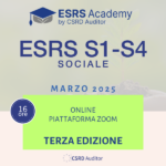 ESRS S1-S4 – Sociale – Ed. 3 Marzo 2025