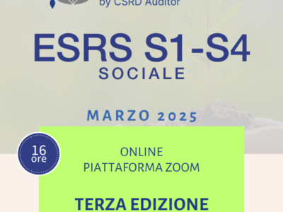 ESRS S1-S4 – Sociale – Ed. 3 Marzo 2025