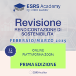 Revisione/Audit Rendicontazione di Sostenibilità – Ed 1 Febbraio/Marzo 2025