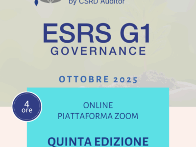 ESRS G1 – Governance – Ed. 5 Ottobre 2025